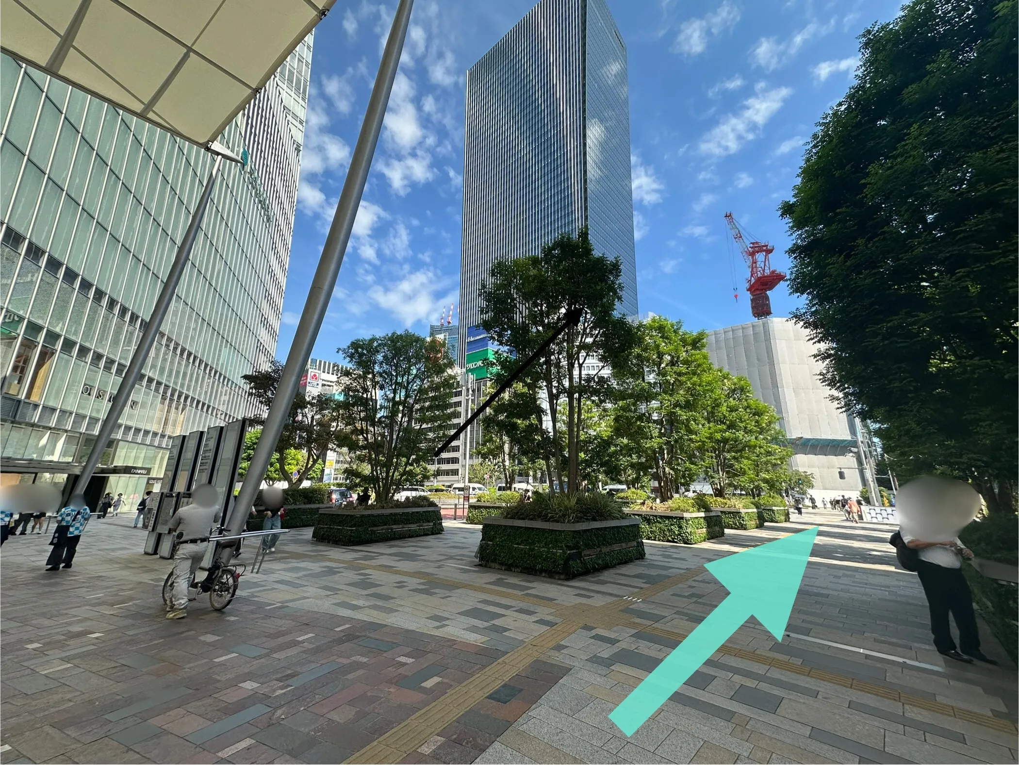 東京駅八重洲中央口からクリニックまでのアクセス3