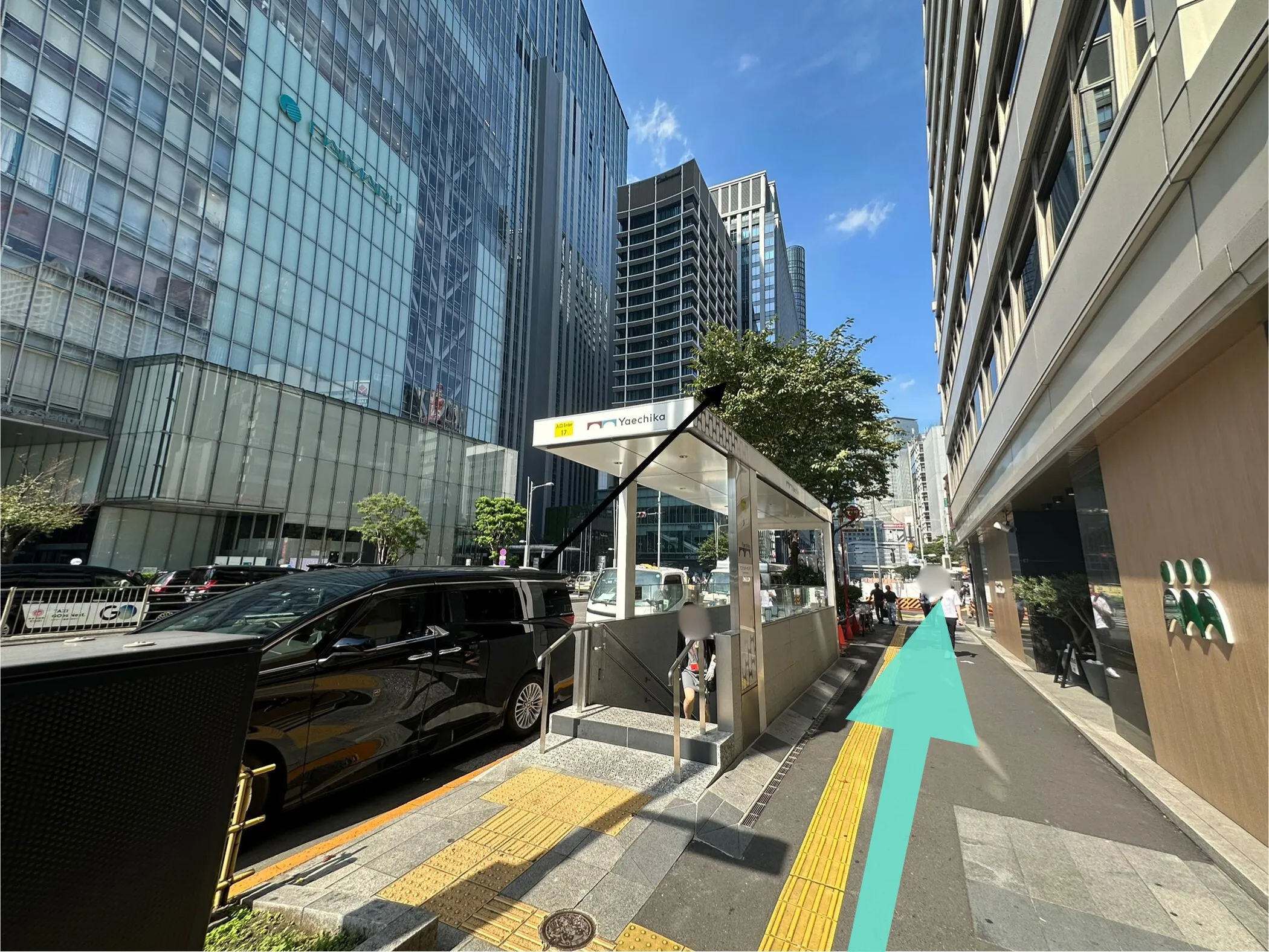 東京駅八重洲中央口からクリニックまでのアクセス6